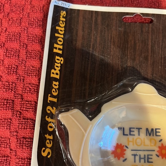 Wall Collins vintage tea bag holders new old stock - Picture 3 of 5